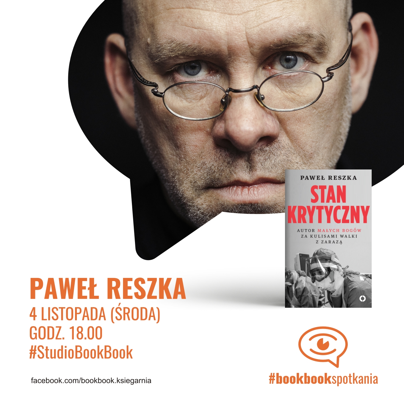 4. listopada godz. 18.00 Paweł Reszka w  StudioBookBook