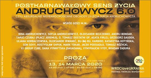  Postkarnawałowy sens życia - 60-lecie Jurija Andruchowycza