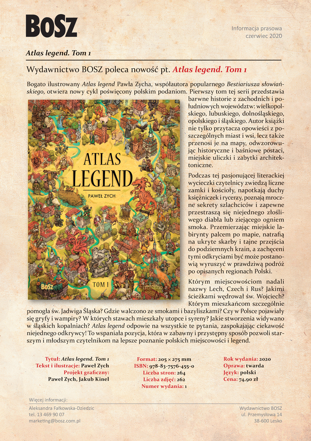 "Atlas legend” - premiera wydawnictwa BOSZ