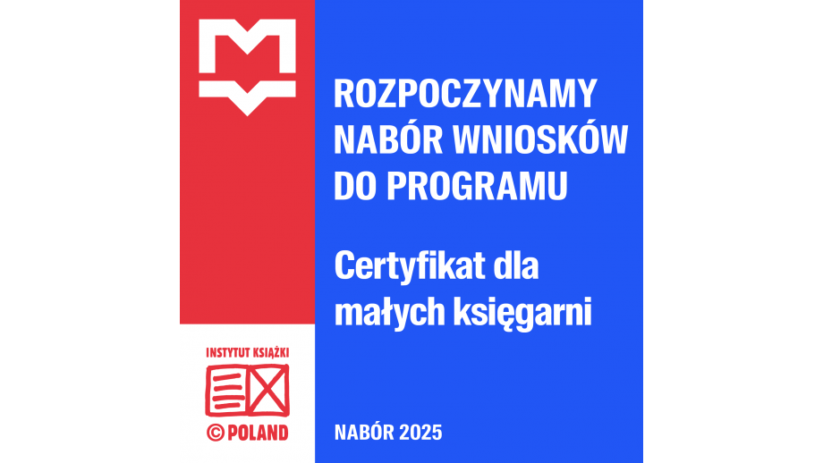 Certyfikat dla małych księgarni 2025-2026 – rozpoczęto nabór!