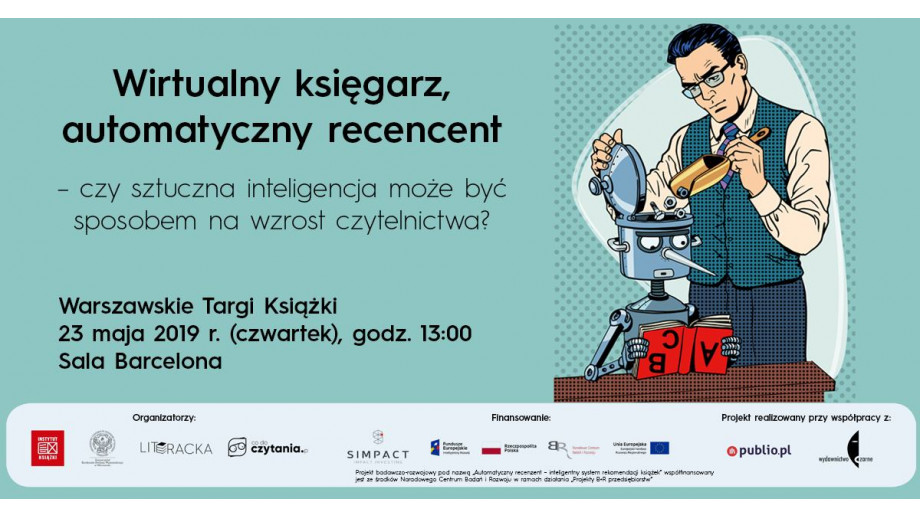  Wirtualny księgarz, automatyczny recenzent na Warszawskich Targach Książki