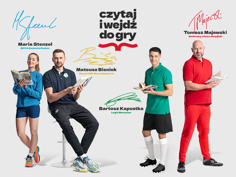 Czytaj i wejdź do gry! Sportowcy w bibliotekach