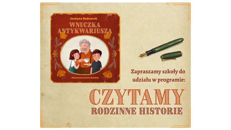 „Czytamy rodzinne historie” – nowy projekt czytelniczy Instytutu Książki 