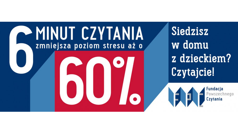 Czytanie zmniejsza stres i nie tylko!