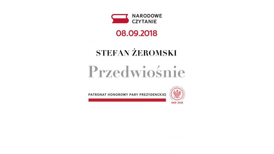 Narodowe Czytanie, "Przedwiośnie",  Stefan Żeromski