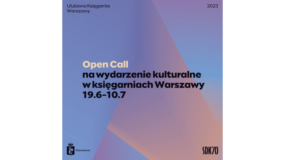 Dofinansowania do wydarzeń kulturalnych dla warszawskich księgarni