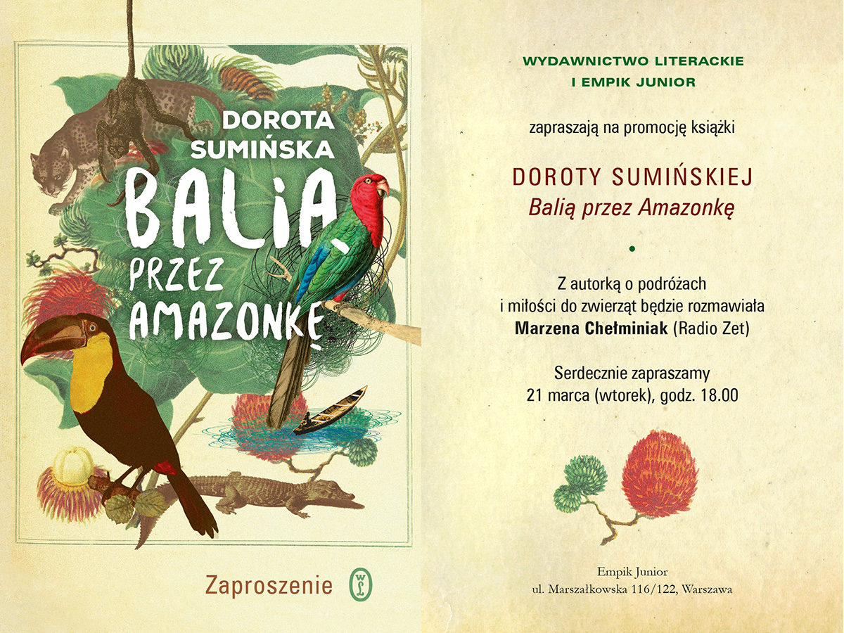 Balią przez Amazonkę", Dorota Sumińska,
