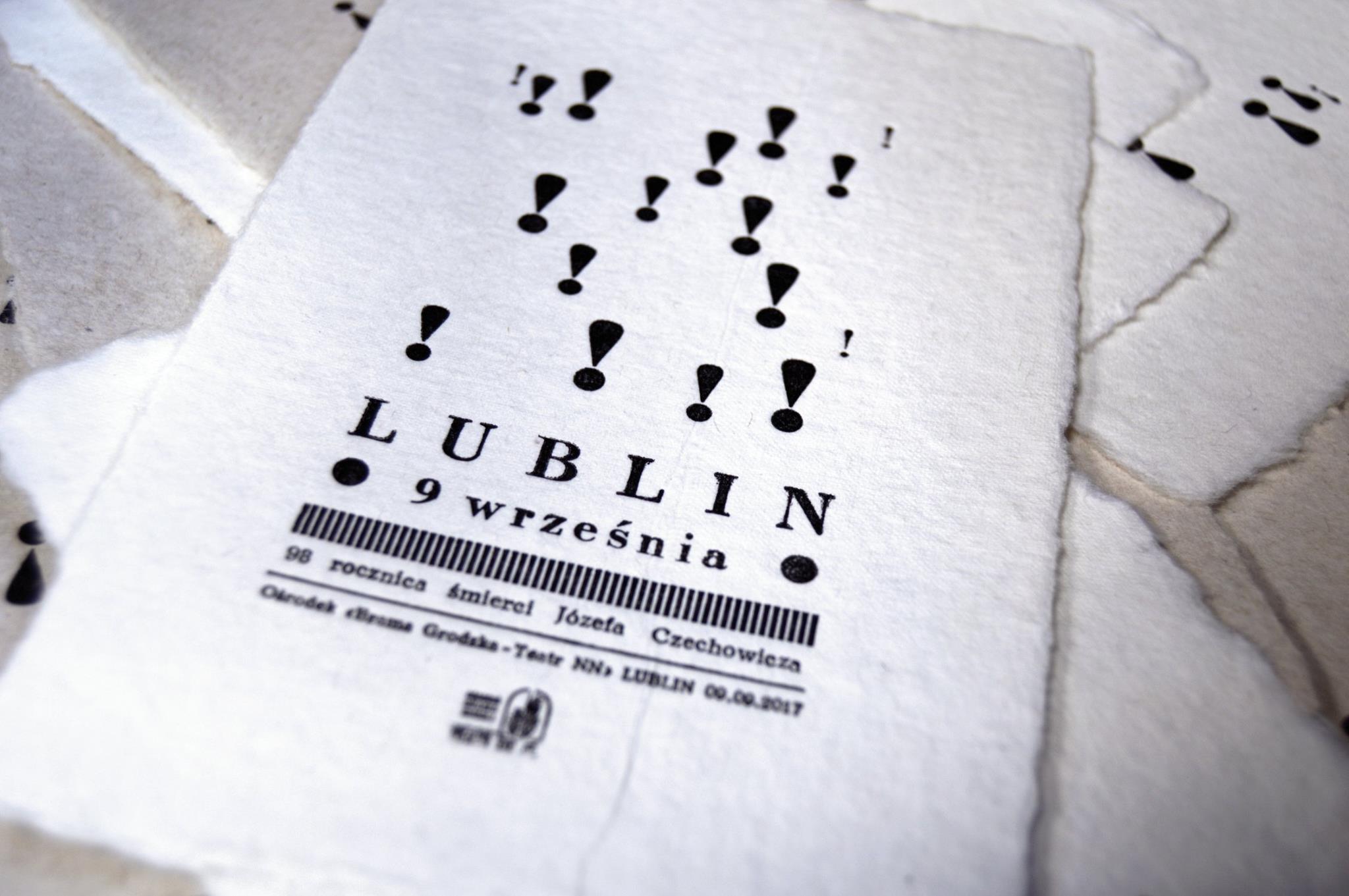 Druk ulotny z okazji 78. rocznicy śmierci Józefa Czechowicza.