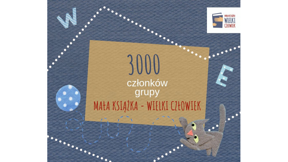 „Mała książka – wielki człowiek” ma już 3000 członków!