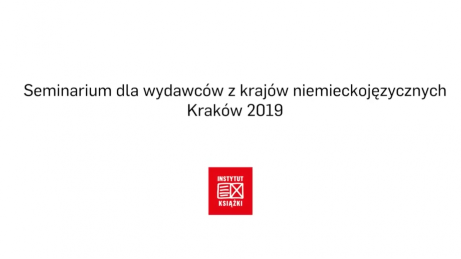  8. seminarium Instytutu Książki dla wydawców zagranicznych
