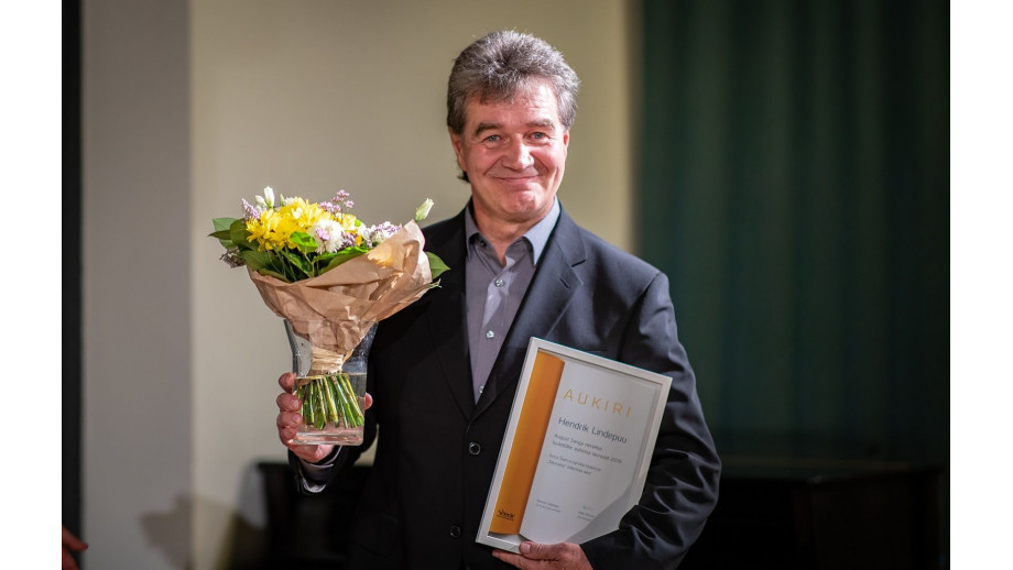 Hendrik Lindepuu laureatem Nagrody im. Augusta Sanga
