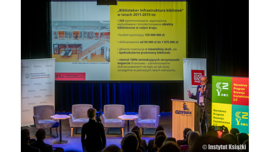 Inauguracja konferencji „Infrastruktura bibliotek 2021-2025. Inwestycja i co dalej?” [relacja i zdjęcia]