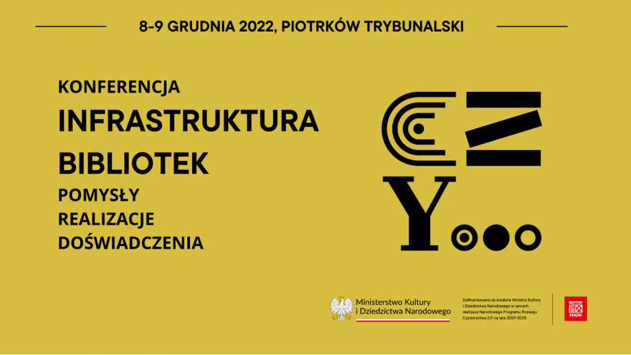 „Infrastruktura bibliotek: pomysły, realizacje, doświadczenia” – konferencja ekspercka na żywo