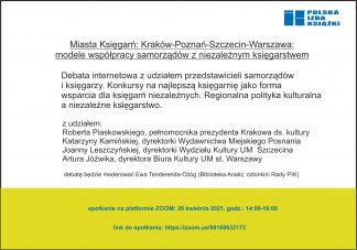 Jak polskie miasta wspierają księgarnie?