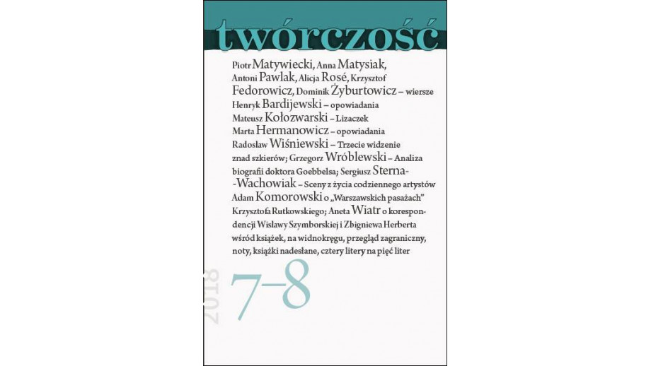  Twórczość 7-8 2018 