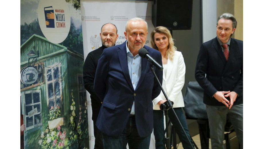 Konferencja prasowa inaugurująca szóstą odsłonę kampanii „Mała książka – wielki człowiek”