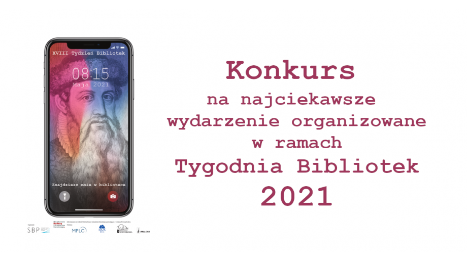 Konkurs na najciekawsze wydarzenie organizowane w ramach Tygodnia Bibliotek 2021