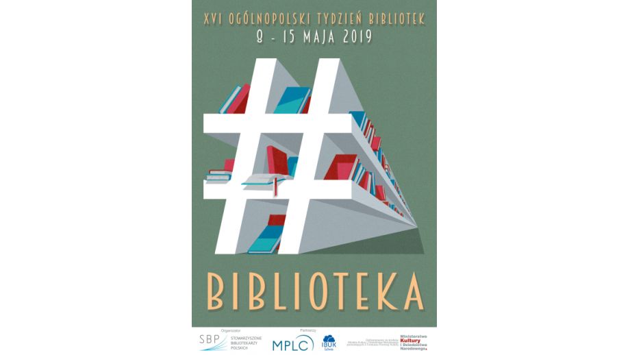Konkurs na plakat Tygodnia Bibliotek 2019 rozstrzygnięty