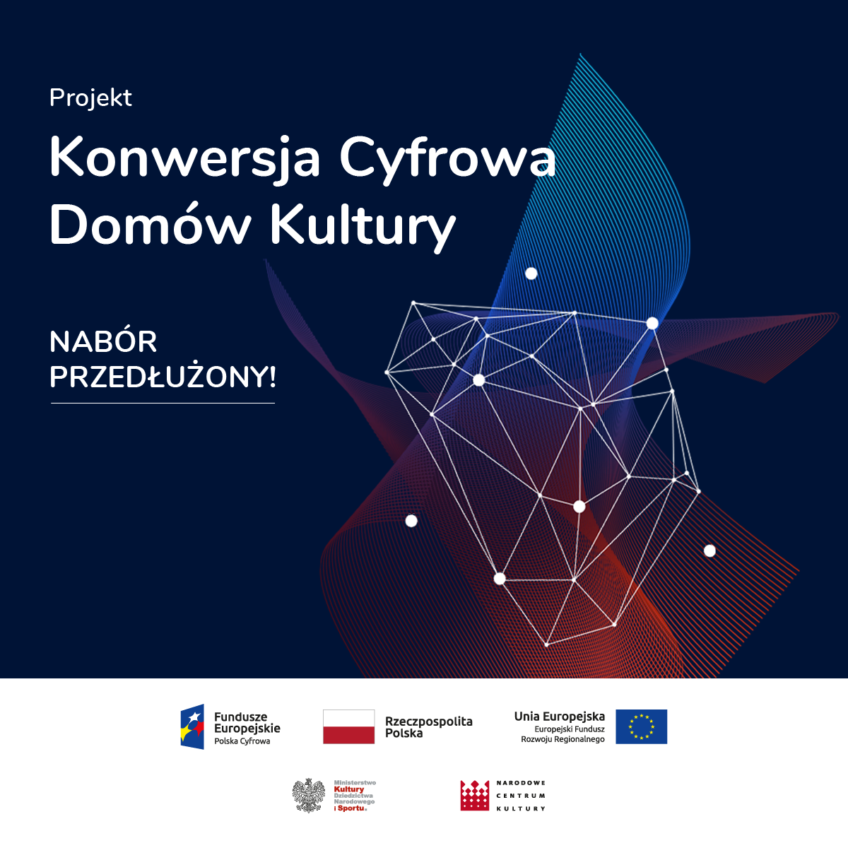 Konwersja cyfrowa domów kultury. Nabór przedłużony!