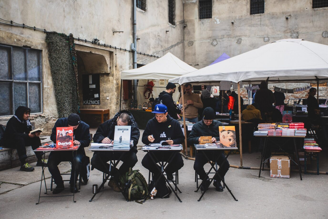 Krzysztof Nowak i Błażej Kurowski na Międzynarodowym Festiwalu Komiksu w Brnie