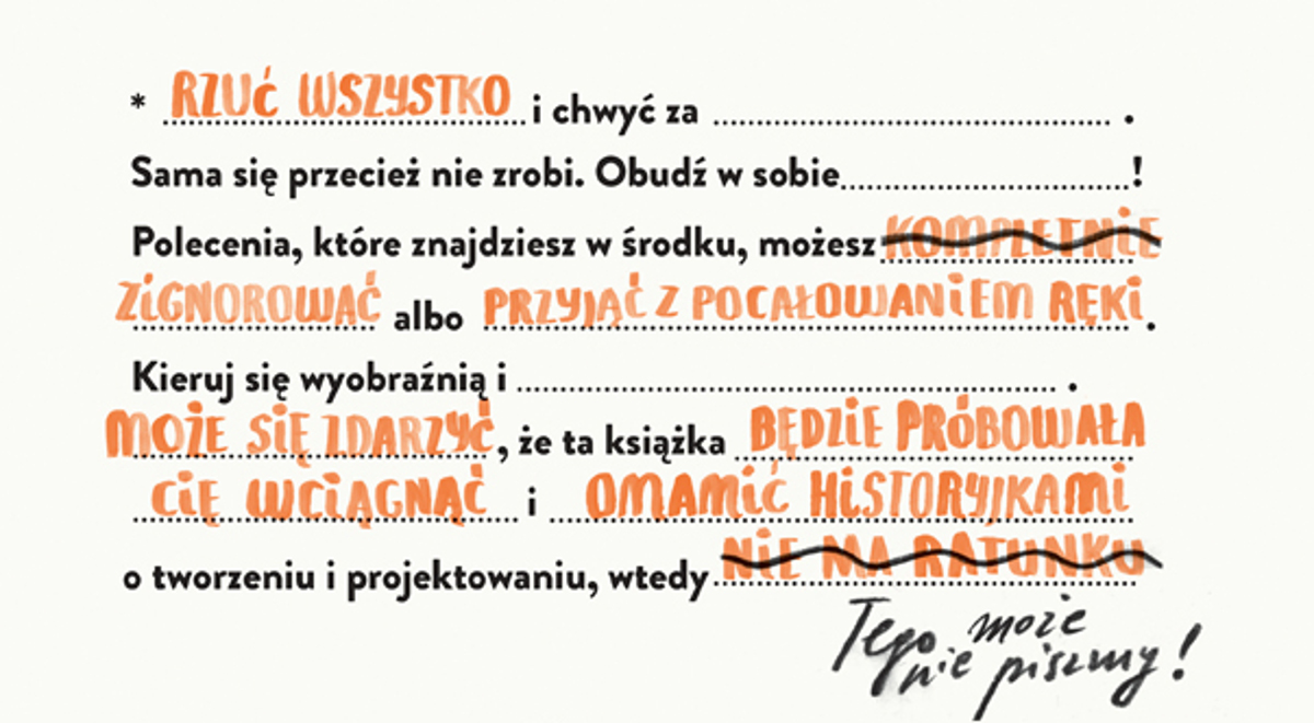 "Książka do zrobienia",