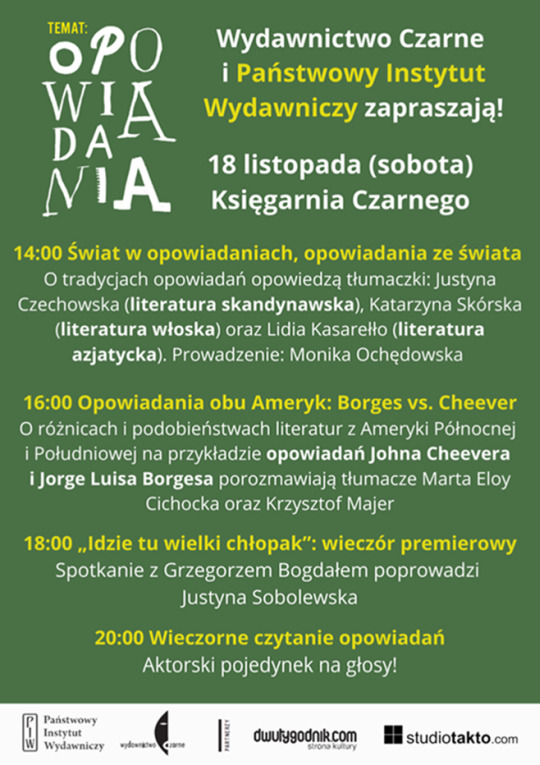  	Minifestiwal Temat: Opowiadania już w sobotę!