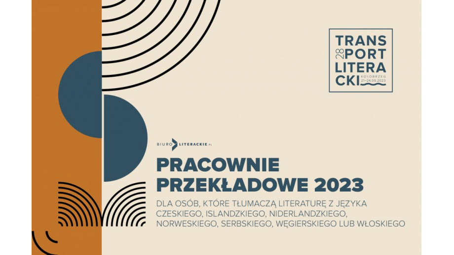 Nabór do pracowni przekładowych podczas TransPortu Literackiego 2023