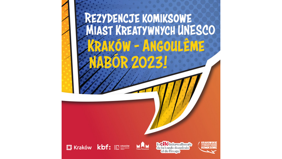 Nabór do programu rezydencji komiksowych w Krakowie i Angoulême