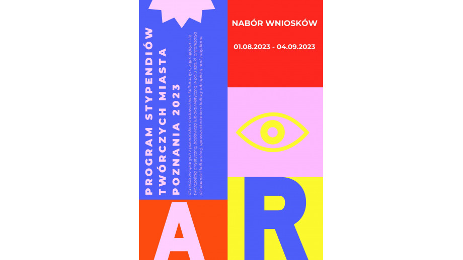 Nabór wniosków do programu stypendiów twórczych Miasta Poznania