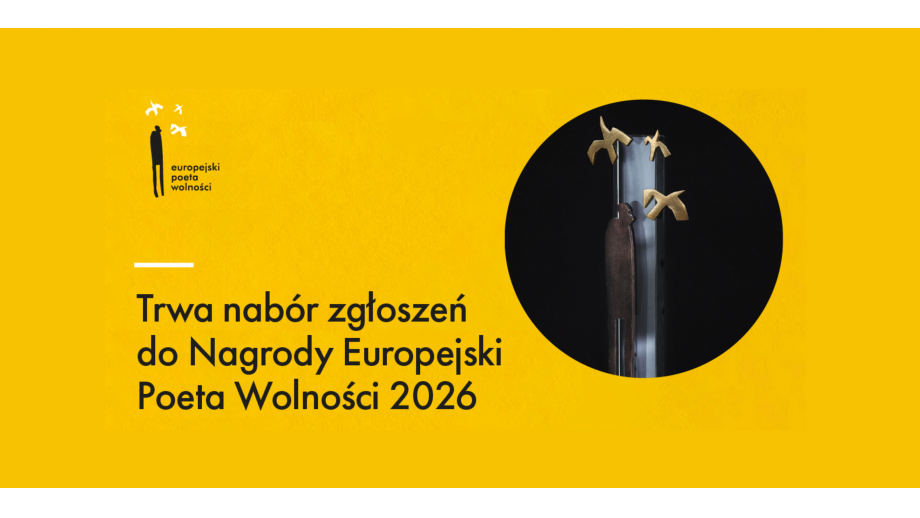 Nabór zgłoszeń do Nagrody Literackiej Miasta Gdańska Europejski Poeta Wolności w cyklu 2024-2026