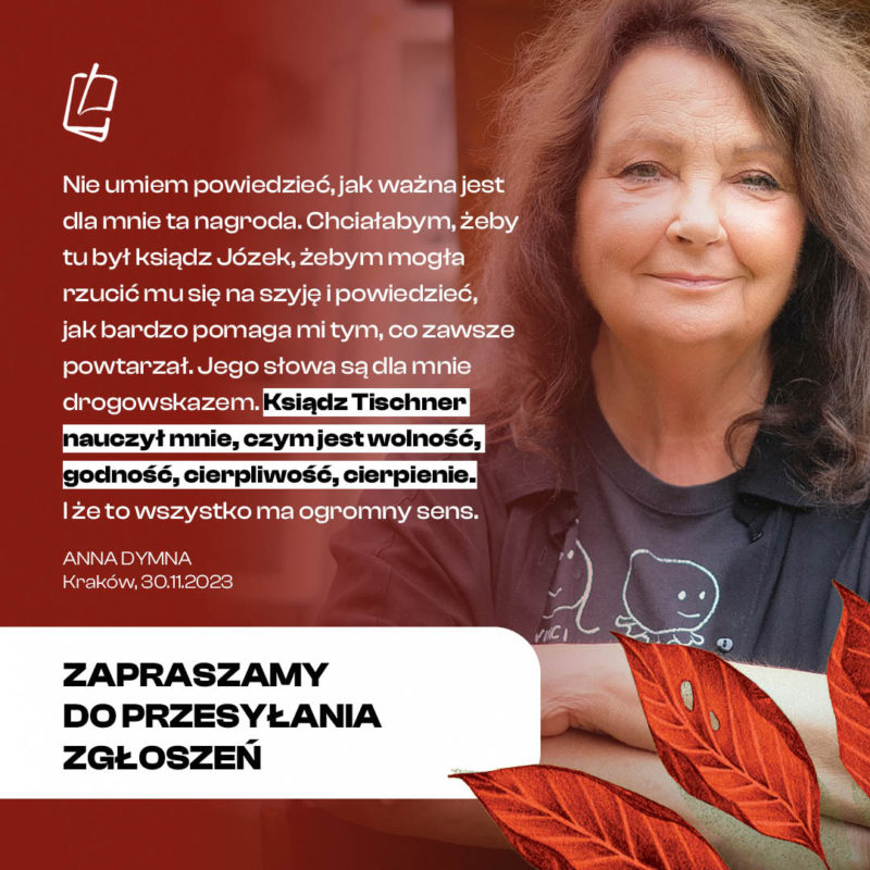 Nagroda Znaku i Hestii im. ks. Józefa Tischnera – zapraszamy!