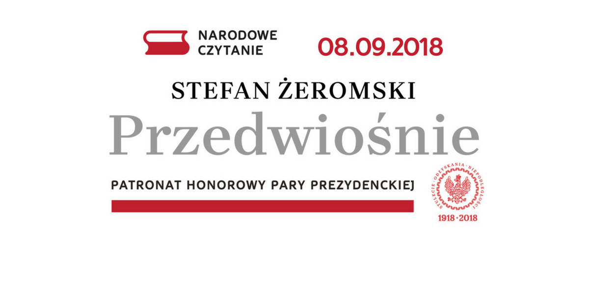 Narodowe Czytanie, "Przedwiośnie",  Stefan Żeromski,
