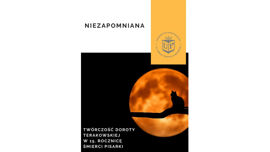 Konferencja naukowa - "Niezapomniana. Twórczość Doroty Terakowskiej