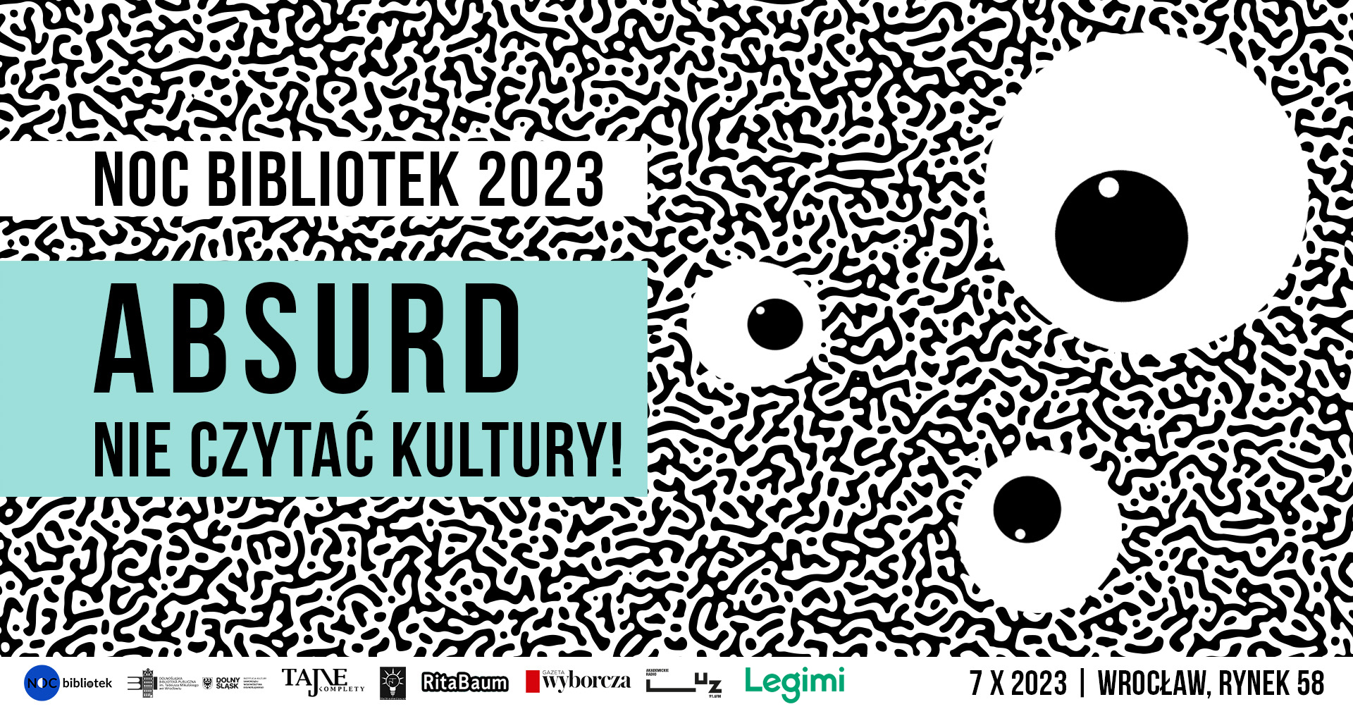 Noc Bibliotek: Absurd nie czytać kultury