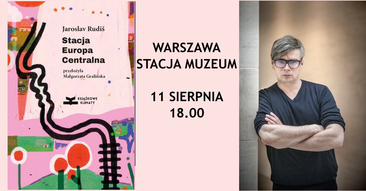 Nowa książka Jaroslava Rudiša i "chrzest książki" w Warszawie 