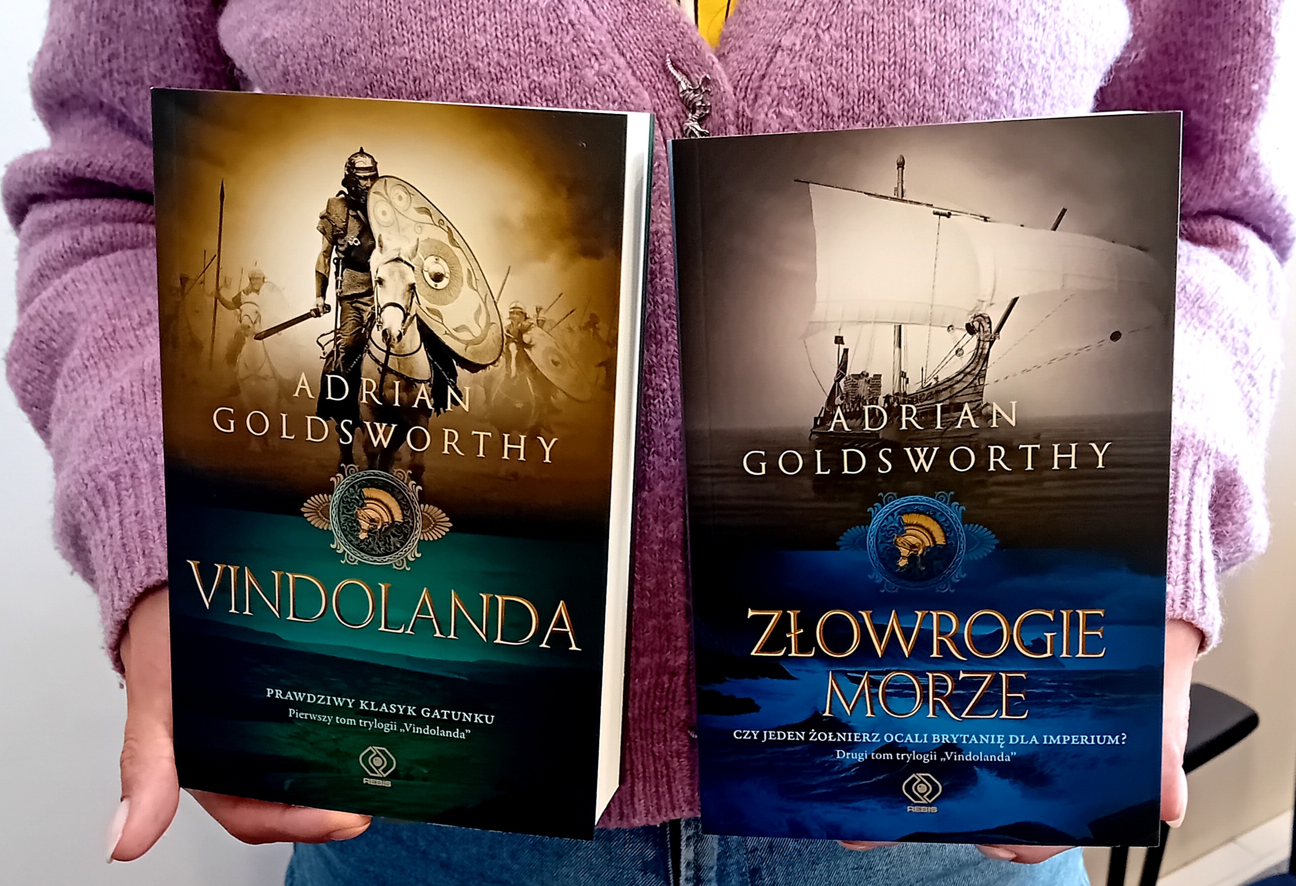 Nowość REBIS-u: "Złowrogie morze", tom 2 cyklu "Vindolanda" autorstwa Adriana Goldsworthy"ego