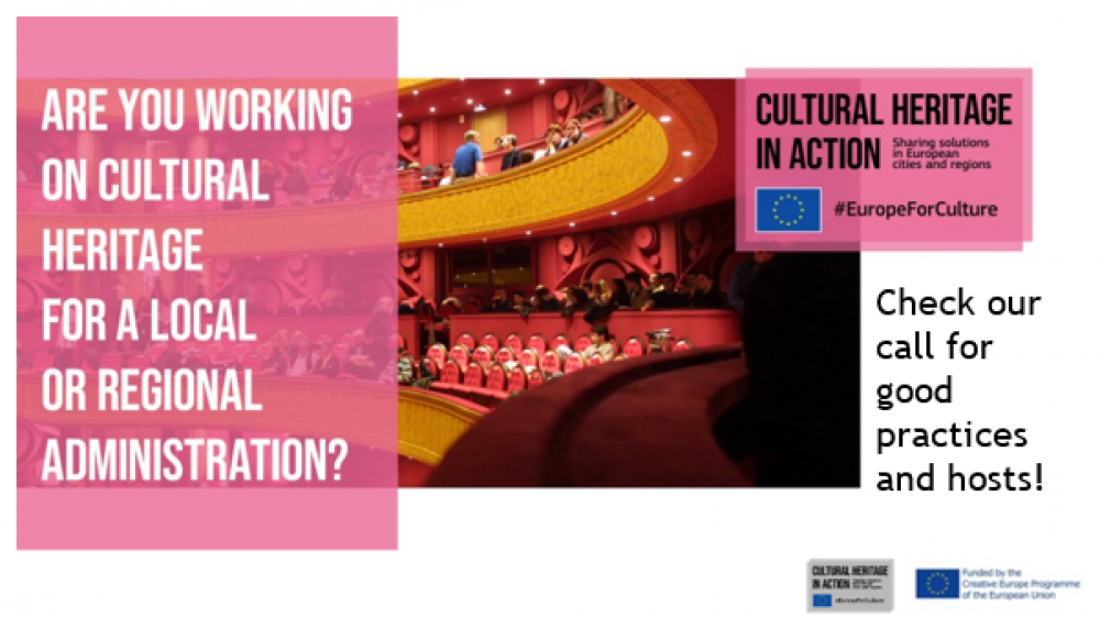 Ogłoszony został konkurs wniosków w ramach projektu Cultural Heritage in Action.