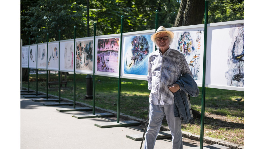 Pawie Józefa Wilkonia na krakowskich Plantach