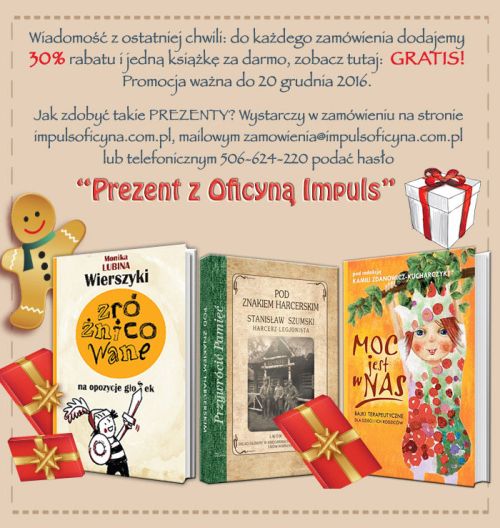 Po prezenty do Impulsu. Uwaga do 20 grudnia rabat 30%!