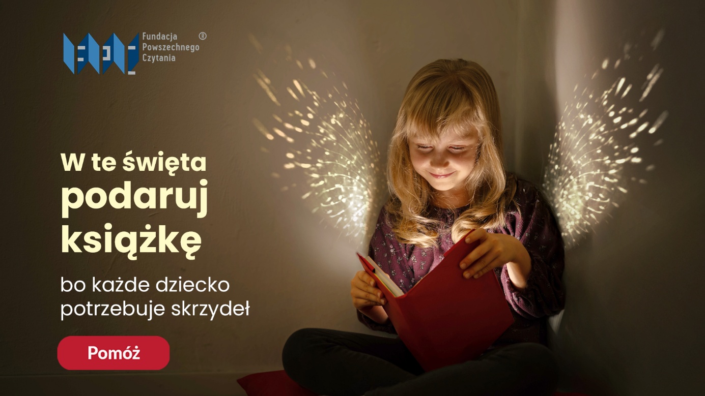 Podaruj książkę - świąteczna kampania Fundacji Powszechnego Czytania