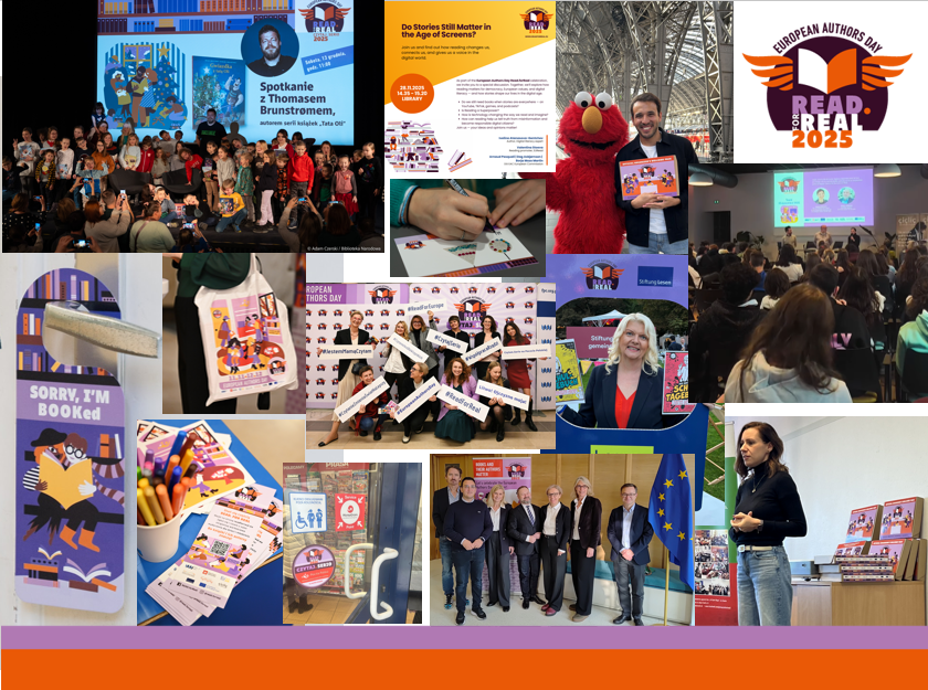 Podsumowanie pierwszych obchodów Europejskiego Dnia Autorów pod hasłem Czytaj.Serio! ReadForReal
