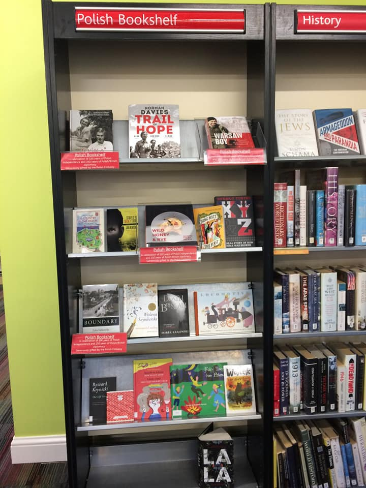 Polska Półka, brytyjskie biblioteki 