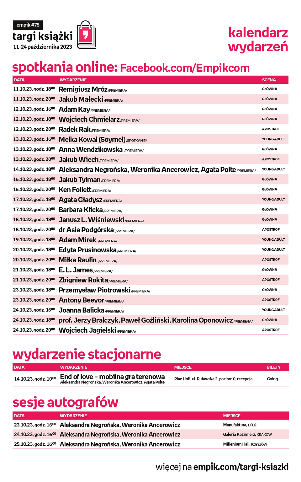 Przed nami 8. edycja Targów Książki Empiku