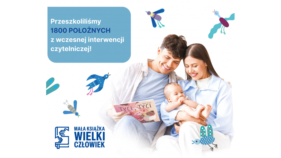 Przeszkolono  1800 położnych z wczesnej interwencji czytelniczej