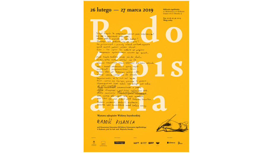 "Radość pisania” – wystawa rękopisów Wisławy Szymborskiej