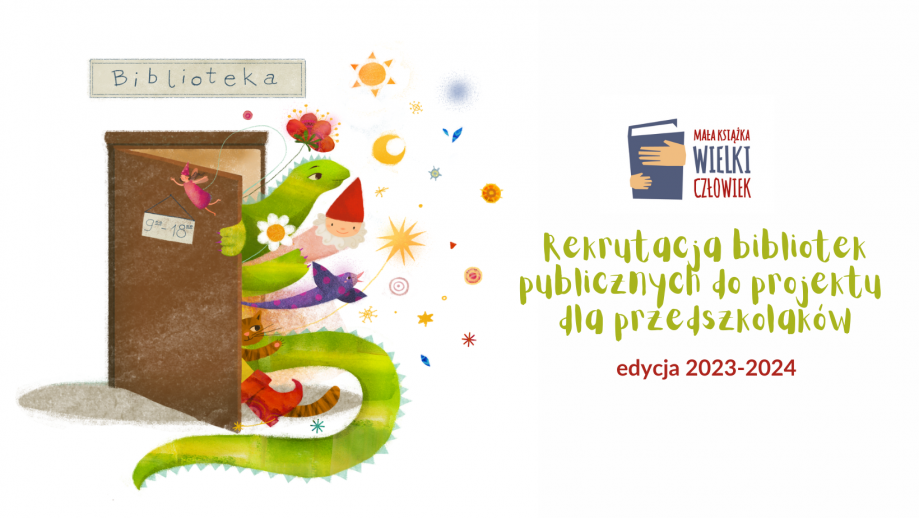 Rozpoczęto przyjmowanie zgłoszeń bibliotek do kolejnej edycji projektu „Mała książka – wielki człowiek”