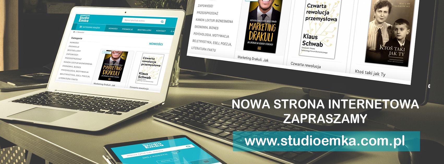 Ruszyła nowa strona wydawnictwa Studio Emka