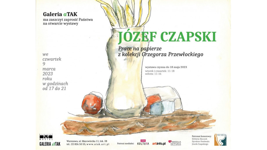 Rysunki Józefa Czapskiego w Galerii aTAK