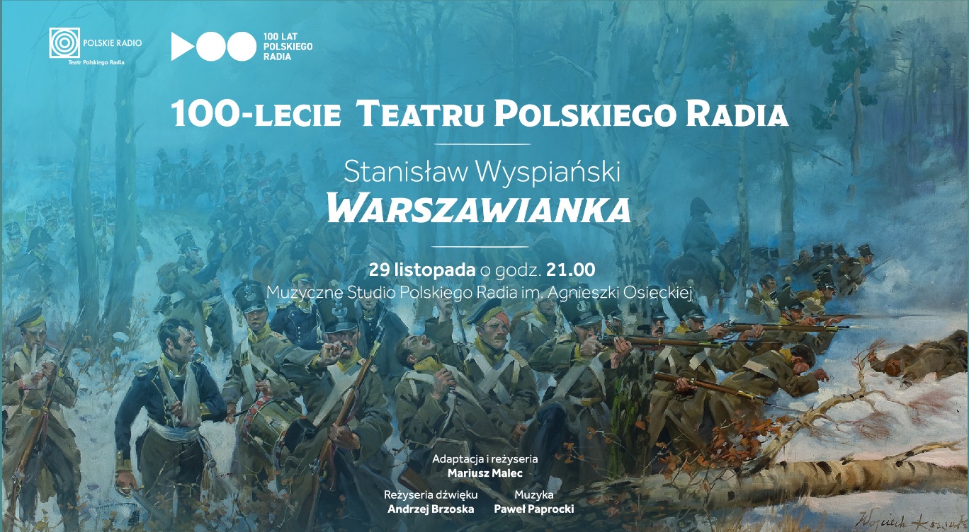 Słuchowisko na żywo w 100-lecie Teatru Polskiego Radia. 