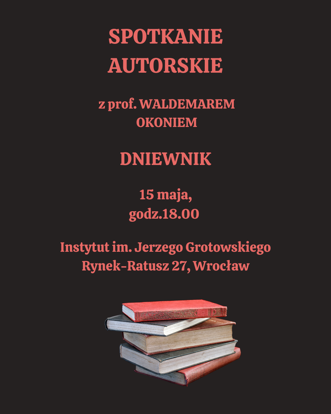 Spotkanie autorskie – „Dniewnik, czyli kronika niezapowiadanych śmierci. Część II (2019-2022)”